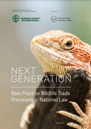 Next Generation Best Practice Wildlife Trade Provisions in National Law